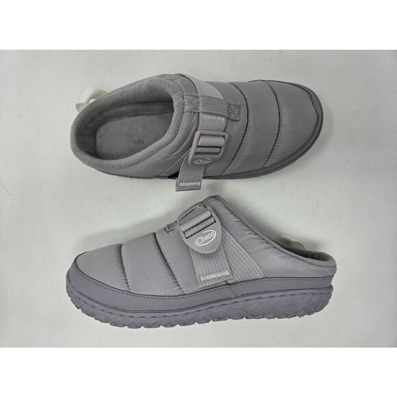 CHACO WOMENS SIZE 7 RAMBLE PUFF WINTER COMFORT CLOG ASH GRAY - Picture 1 of 8